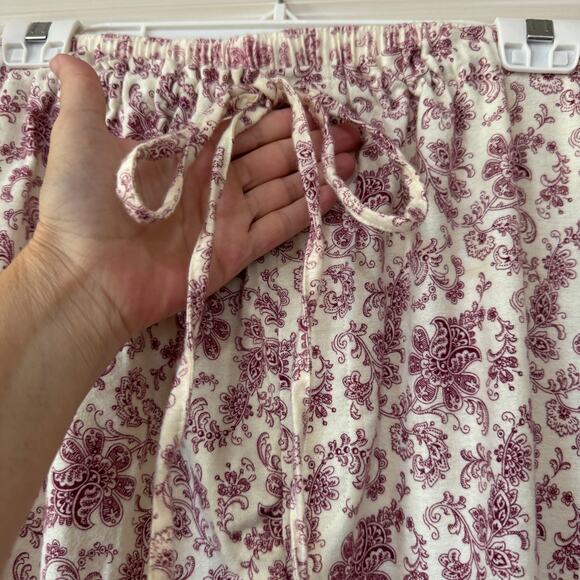 Coldwater Creek Flannel Pajama PJ Pants Sz 3X EUC Elastic Waist Pull On Casual - Picture 7 of 14